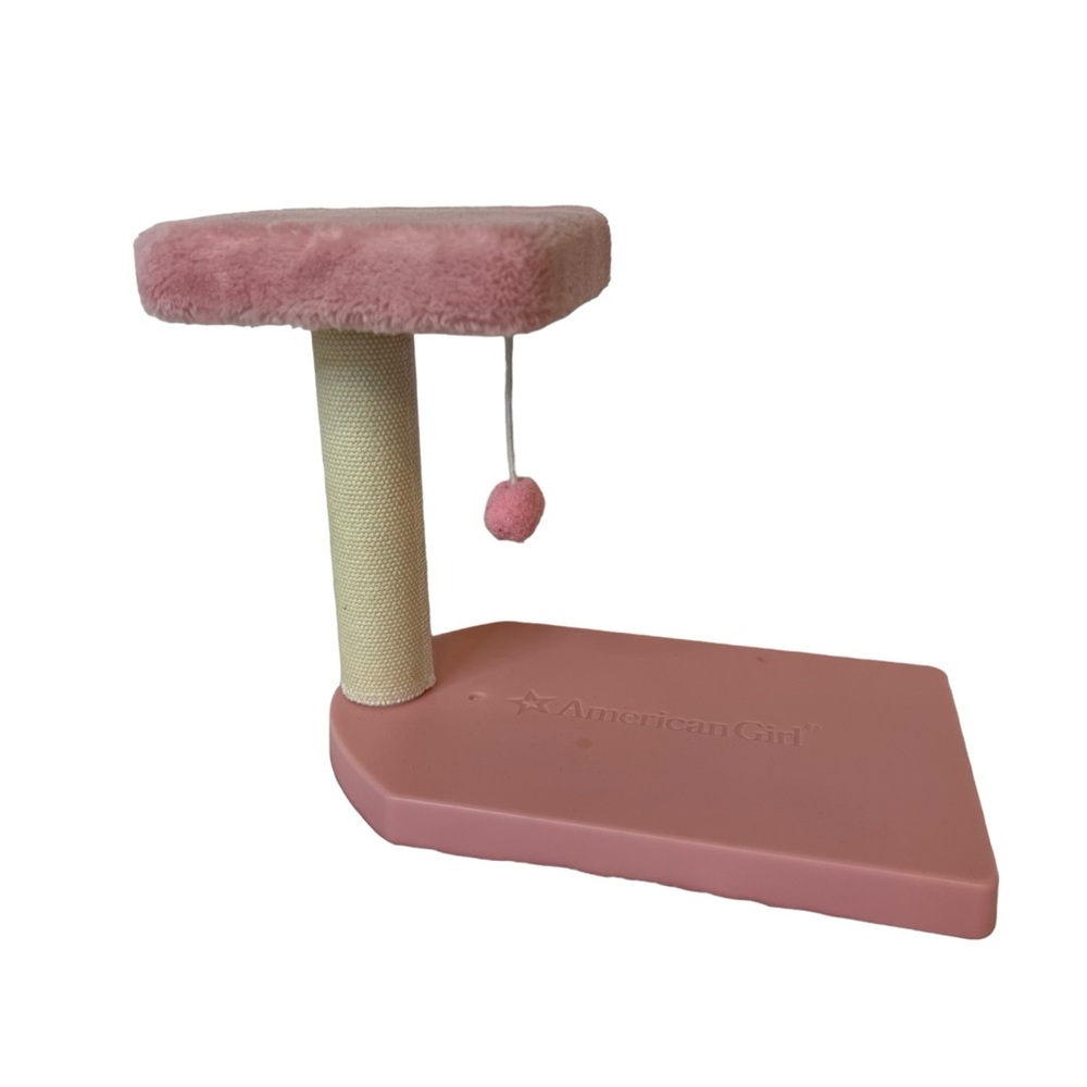 American Girl Doll Pink Cat Tree Scratching Post Kitty Cat Accessory Toy